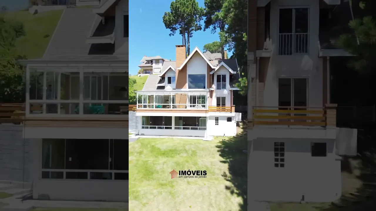 Video do Imóvel: Esta propriedade excepcional está situada em um condomínio exclusivo, imerso na exuberante natureza de Campos do Jordão.