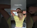 Messy Bun Hack