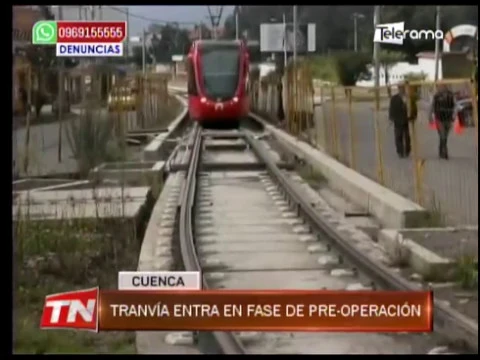 Tranvía entra en fase de Pre-operación