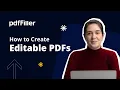How to Export PDF While Preserving Fillable Fields