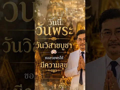 วันนี้วันพระ วันวิสาขบูชา รับพรใหญ่ ดาวพฤหัสย้าย #shorts