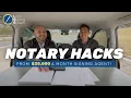 Mobile Office Set Up of a 20 000 a Month Notary Signing Agent Utah Mercedes Van Notary Hacks