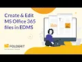 Folderit EDMS Microsoft Office 365 integration