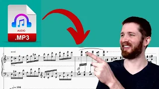 how to instantly convert an mp3 audio file into sheet music for free anthemscore and musescore 