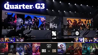 DRX vs EDG - Game 3 | Quarter Finals LoL Worlds 2022 | DRX vs Edward Gaming - G3 full game