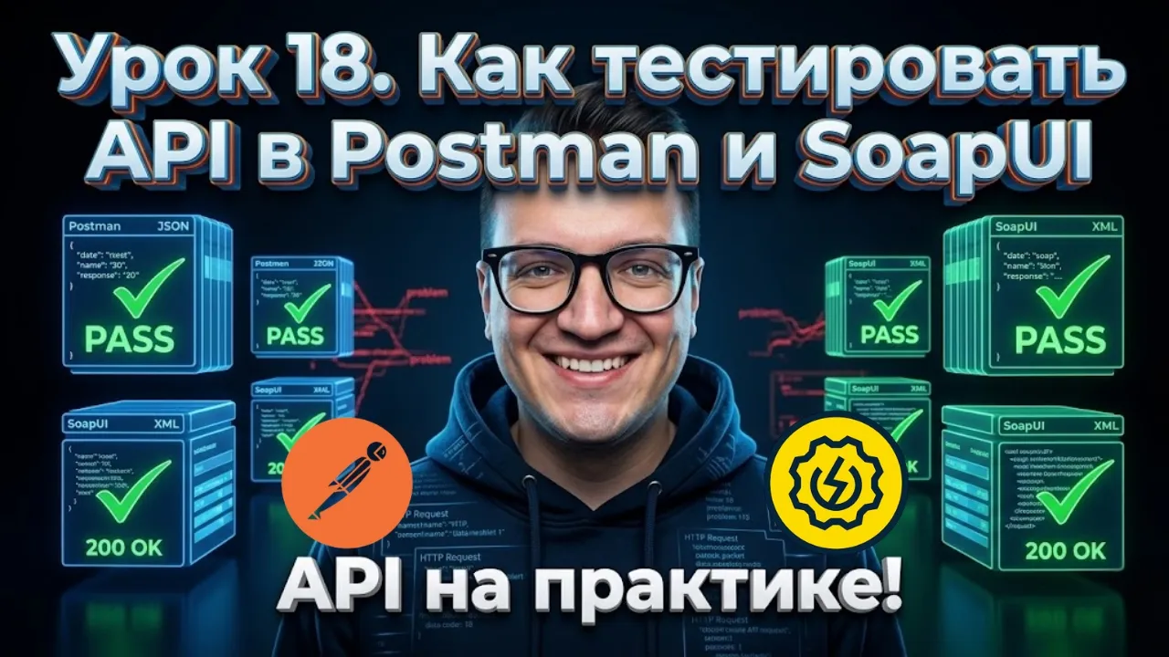Тестировщик с нуля / Урок 18. Как тестировать API с помощью Postman, SoapUI. Отличия GET и POST