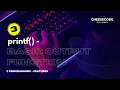 Basic Output Function - printf n c programming in c