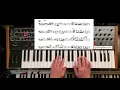 Boogie On Reggae Woman - Synth Bass Cover (with Notation)