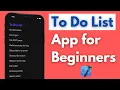 Swift To Do List App for Beginners Make First App Xcode 14 2023 iOS - Swift 5