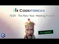 Codeforces 723A - The New Year Meeting Friends Detailed C Solution TheCoDeveloper