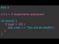 C Tutorial Series Part 4 Basic Control Flow With If Statements