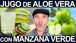 JUGO DE ALOE VERA CON MANZANA VERDE En Ayunas - Beneficios Y Contraindicaciones