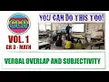 You Can Do This Too Vol 1 - Gr 3 Math Verbal Overlap and Subjectivity
