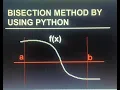 Bisection Method in Python language