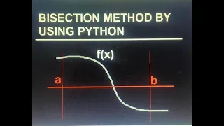Bisection Method in Python language