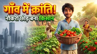 गाँव का सपना: शहर की नौकरी छोड़ा, गाँव में सब्ज़ी से क्रांति! 😱🔥 | Arjun Story