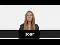 How to pronounce SOUR in American English