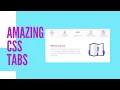 Create Amazing CSS Tabs Illustration