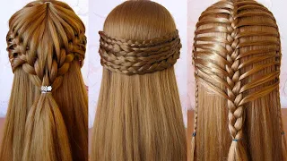 Simple Open Hairstyle For Party | New Hair Style Girl | Trendy Hairstyle For Girls