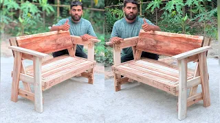 Amazing Wooden Chair Design | Creative Woodworking Project Step by Step