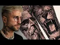 Download Lagu REALISTIC LION TATTOO TIMELAPSE