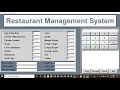 Restaurant Management System with Database in Python