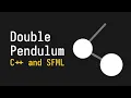 C Double pendulum simulation using SFML