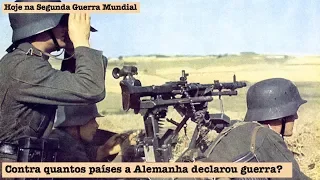 Contra quantos países a Alemanha declarou guerra?