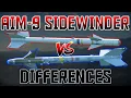 EVERY SIDEWINDER COMPARED AIM-9B to AIM-9L