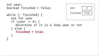 Chapter 6 Using booleans to control a while loop