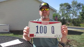 Ohio Pride License Plate Custom Version