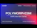 Polymorphism in Java OOPS Interview Series Code it Tamil