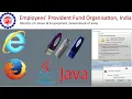 Java Firefox configure in pf dsc kyc approval