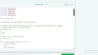 Caesar Cipher hackerrank solution