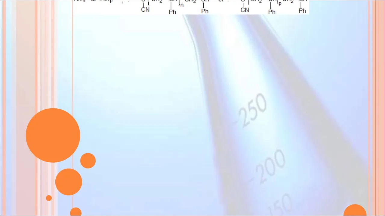 Chimie macromoléculaire: travaux dirigés 3