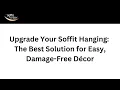 Hanging Feeders and plants with Soffit Hanger