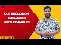 2 4 What is Tail Recursion Tail Recursion Explained With Examples Recursion