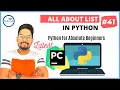 List in Python Python Tutorial for Beginners