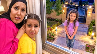 مريم وسرى استقبلو بنت في الفيلا اهتموا فيها ونامت مع مريم في الغرفة !! علي سرى 