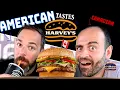 American tries Canadian BURGER Restaurant HARVEY S
