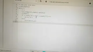 binary string cost BSCOST codechef starters 32
