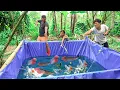 Lagu MANCING IKAN DI KOLAM PLASTIK YANG ADA DI HUTAN, SERU BANGET