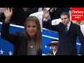 WATCH Barron Trump And Kai Trump Soak Up Applause At President Trump s Inaugural Parade
