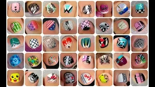 45 Toe Nail Art Design Tutorials Nail Art Compilation