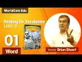 Reading for Vocabulary WORD Level B Lesson 01 Brian Stuart I Learn English