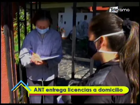 ANT entrega licencias a domicilio