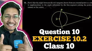 Class 10 Exercise 10.2 Question 10 | Circles