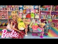 Barbie Doll Toy Shopping for Squishmallows with Barbie Family