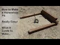 How to Build Some Easy Horseshoe Pits