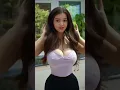 Bouncing Big Boobs No Bra Challenge#nobra #bouncing #tiktok #tphani